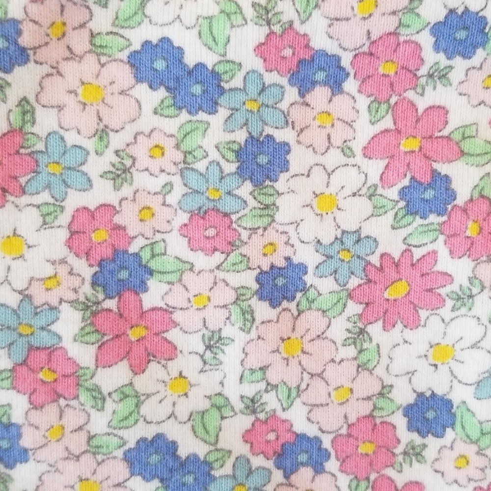🌷🌼12M Floral 🌼🌷Ruffle Tank Onesie - Picture 2 of 4